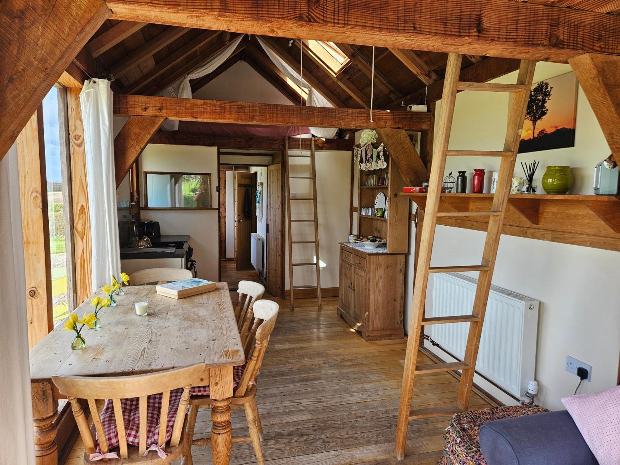 Log Cabin At The Old Summer Dairy Glastonbury ซัมเมอร์ตัน ภายนอก รูปภาพ