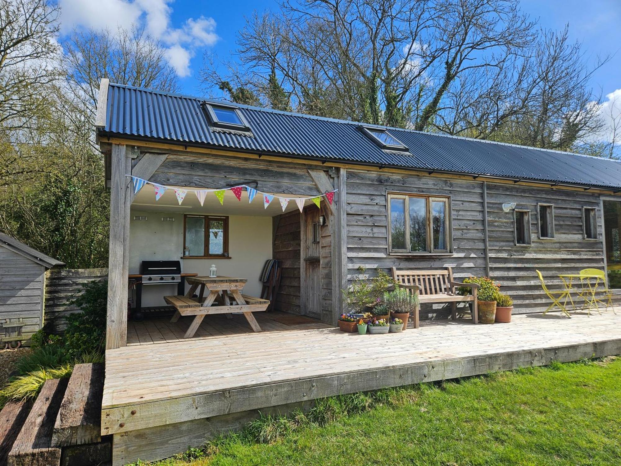 Log Cabin At The Old Summer Dairy Glastonbury ซัมเมอร์ตัน ภายนอก รูปภาพ