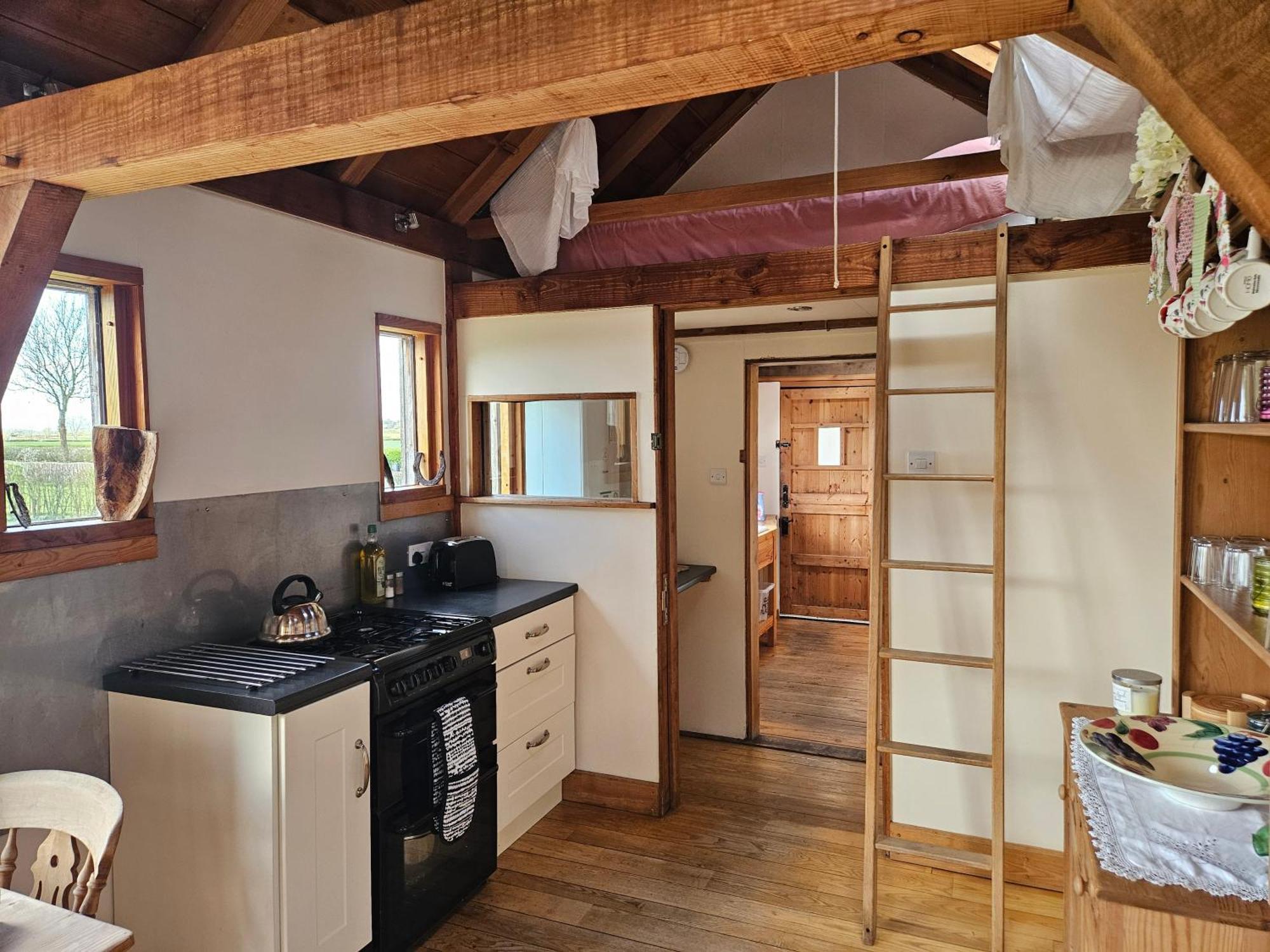 Log Cabin At The Old Summer Dairy Glastonbury ซัมเมอร์ตัน ภายนอก รูปภาพ