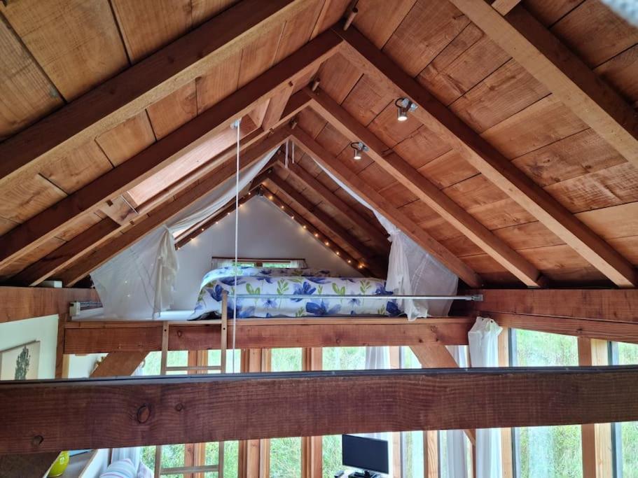 Log Cabin At The Old Summer Dairy Glastonbury ซัมเมอร์ตัน ภายนอก รูปภาพ