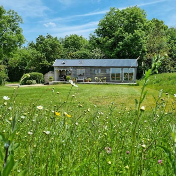 Log Cabin At The Old Summer Dairy Glastonbury ซัมเมอร์ตัน ภายนอก รูปภาพ