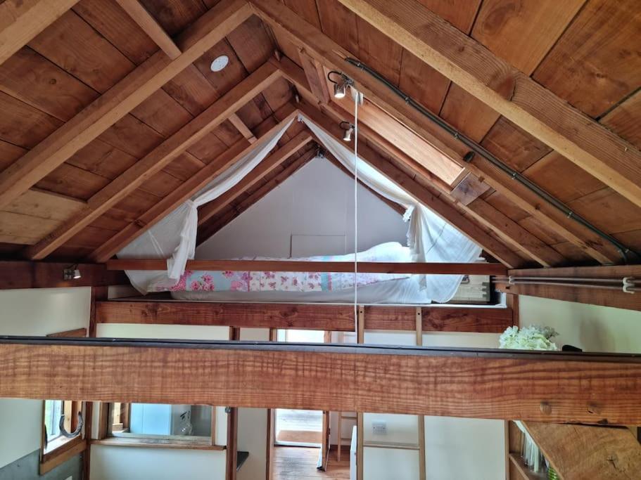 Log Cabin At The Old Summer Dairy Glastonbury ซัมเมอร์ตัน ภายนอก รูปภาพ