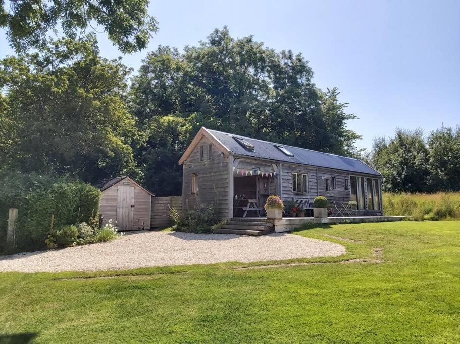 Log Cabin At The Old Summer Dairy Glastonbury ซัมเมอร์ตัน ภายนอก รูปภาพ