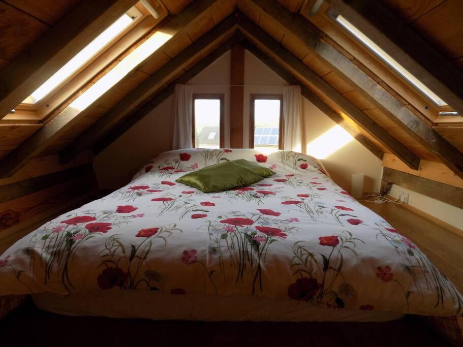 Log Cabin At The Old Summer Dairy Glastonbury ซัมเมอร์ตัน ภายนอก รูปภาพ