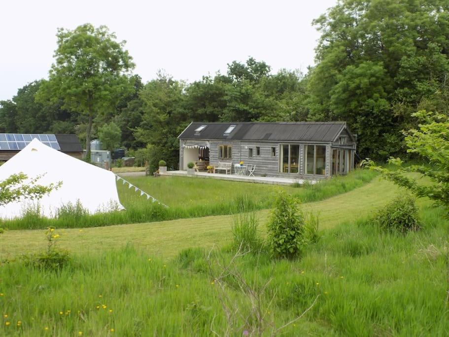 Log Cabin At The Old Summer Dairy Glastonbury ซัมเมอร์ตัน ภายนอก รูปภาพ