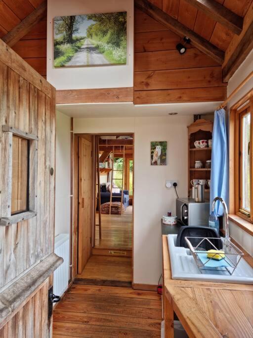 Log Cabin At The Old Summer Dairy Glastonbury ซัมเมอร์ตัน ภายนอก รูปภาพ