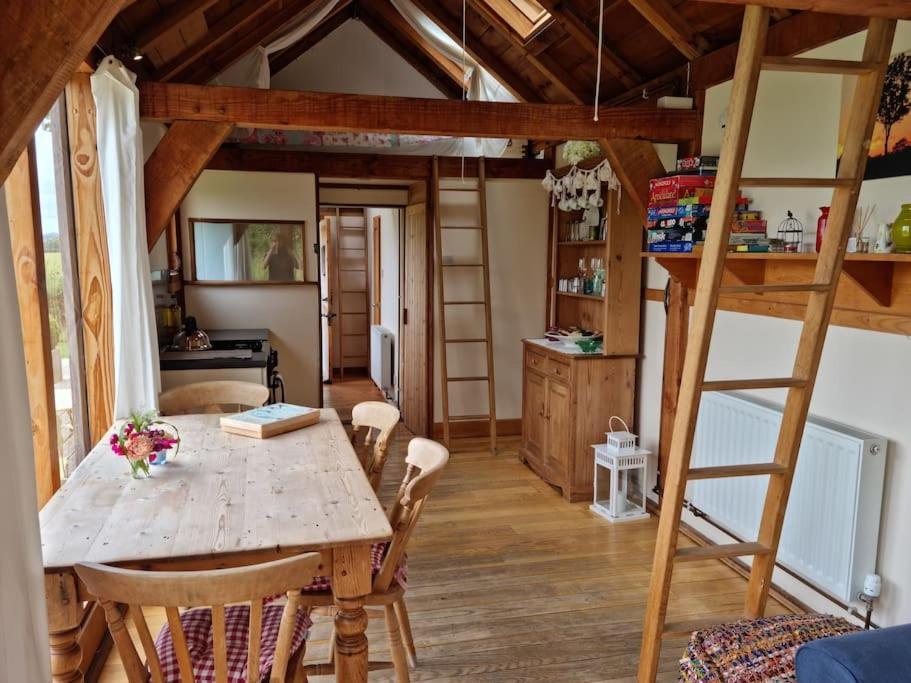 Log Cabin At The Old Summer Dairy Glastonbury ซัมเมอร์ตัน ภายนอก รูปภาพ