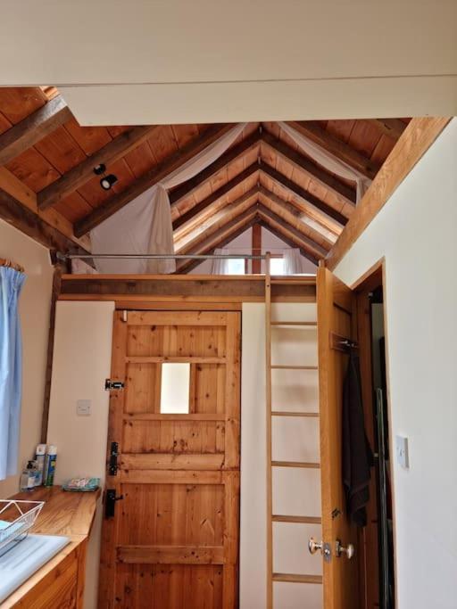 Log Cabin At The Old Summer Dairy Glastonbury ซัมเมอร์ตัน ภายนอก รูปภาพ