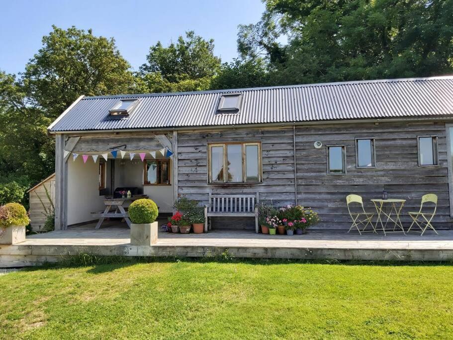 Log Cabin At The Old Summer Dairy Glastonbury ซัมเมอร์ตัน ภายนอก รูปภาพ