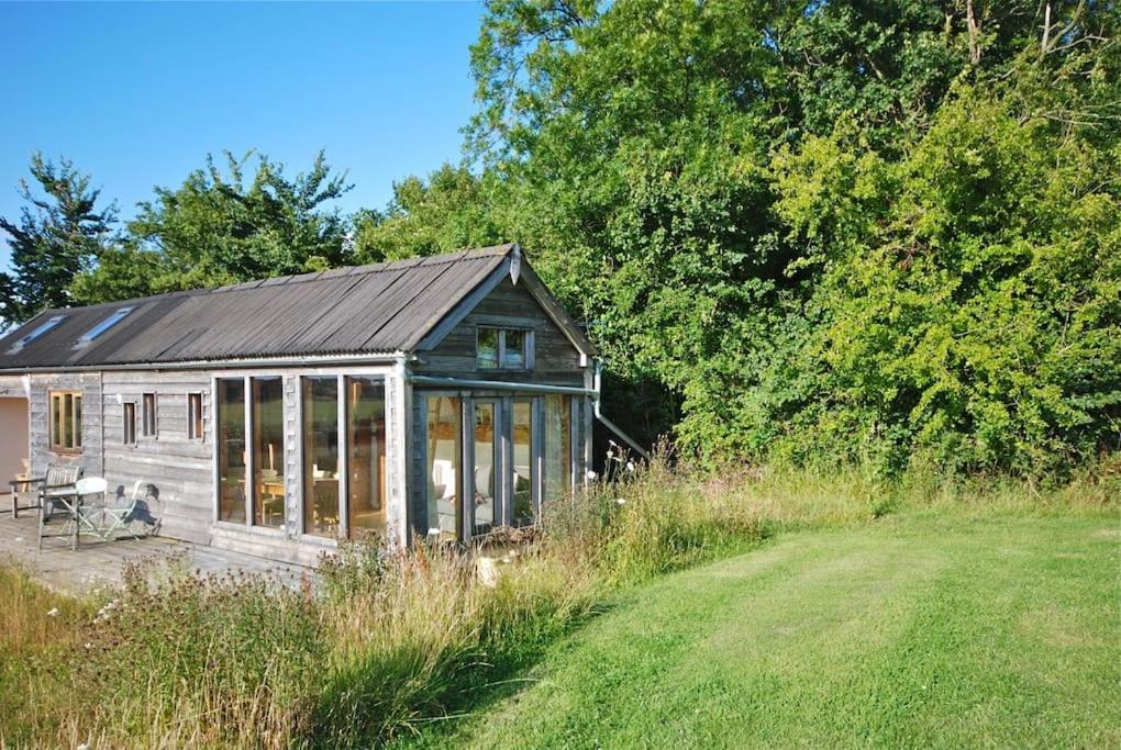 Log Cabin At The Old Summer Dairy Glastonbury ซัมเมอร์ตัน ภายนอก รูปภาพ