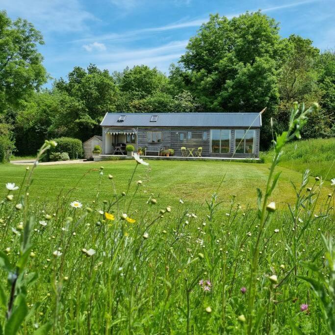 Log Cabin At The Old Summer Dairy Glastonbury ซัมเมอร์ตัน ภายนอก รูปภาพ