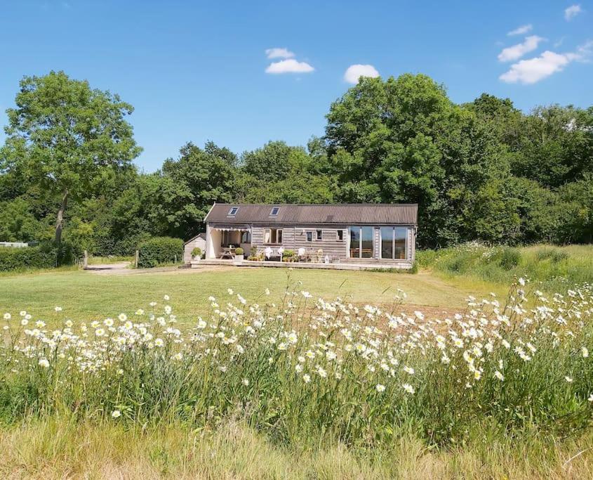 Log Cabin At The Old Summer Dairy Glastonbury ซัมเมอร์ตัน ภายนอก รูปภาพ
